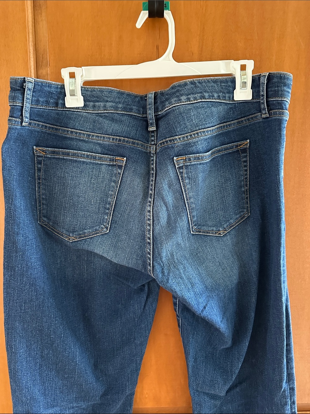 GAP 1969 Women's Sexy Boot Cut Jeans in Dark Blue Wash 32r Waist